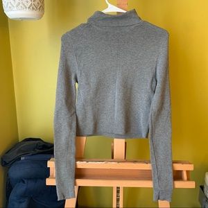 Crop Top Forever21 Turtle Neck